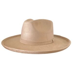 Blake Curled Pencil Brim- Nude hat
